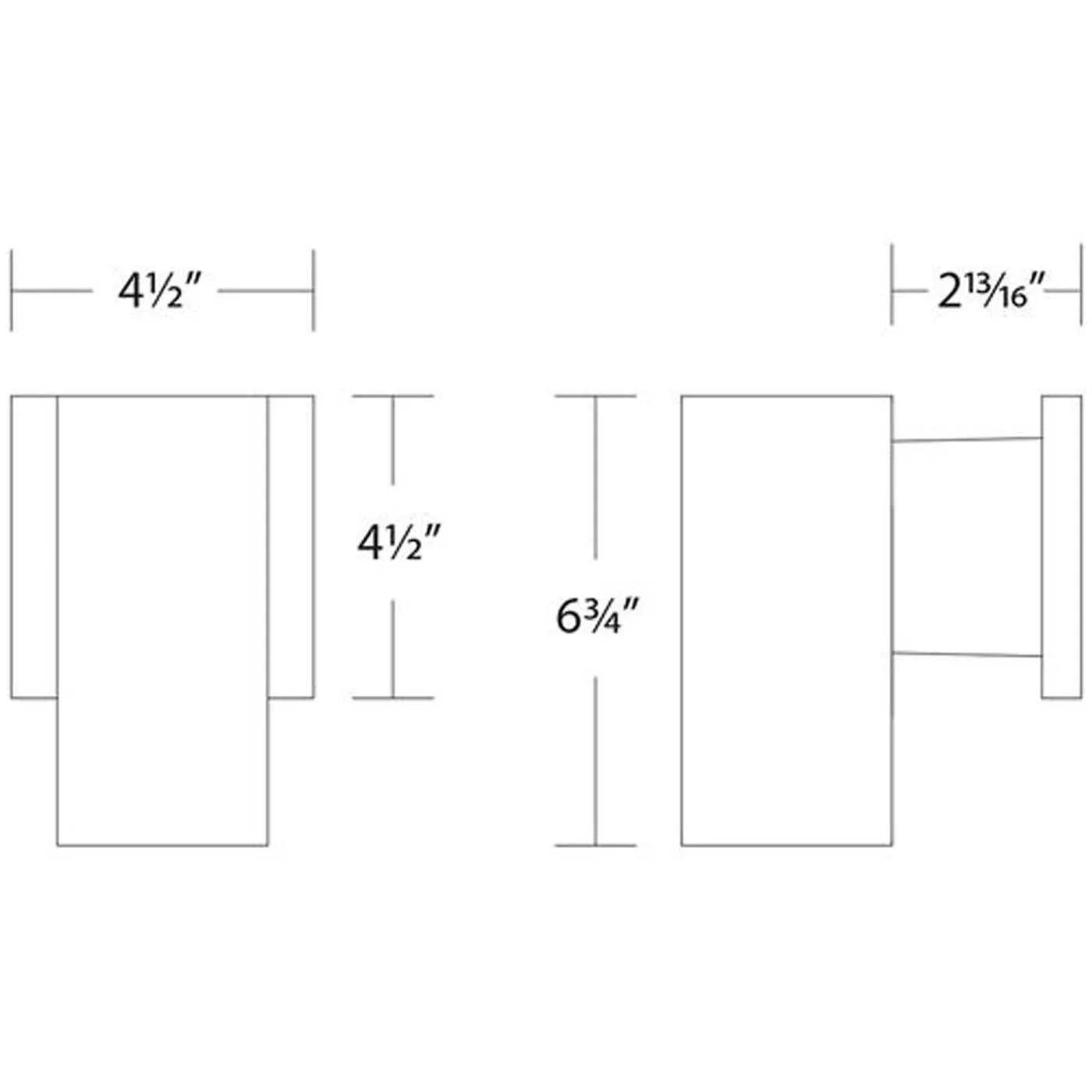 7 In. 1 Light Outdoor Cylinder LED Wall Sconce Bronze Finish