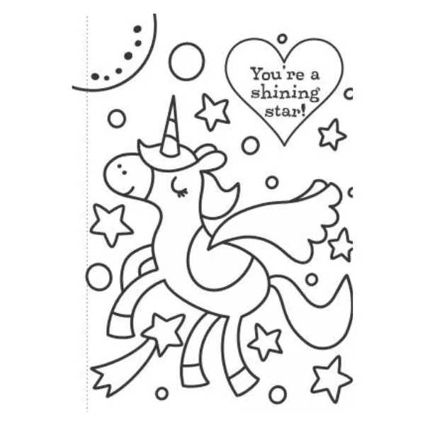 A4 My First Unicorn Fairies Colouring Book - Assorted Children Enchanting High Quality