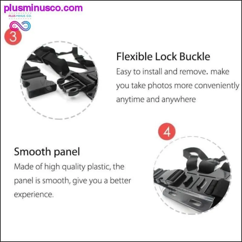Action Camera Chest Harness Strap On || plusminusco.com