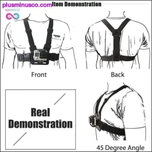 Action Camera Chest Harness Strap On || plusminusco.com