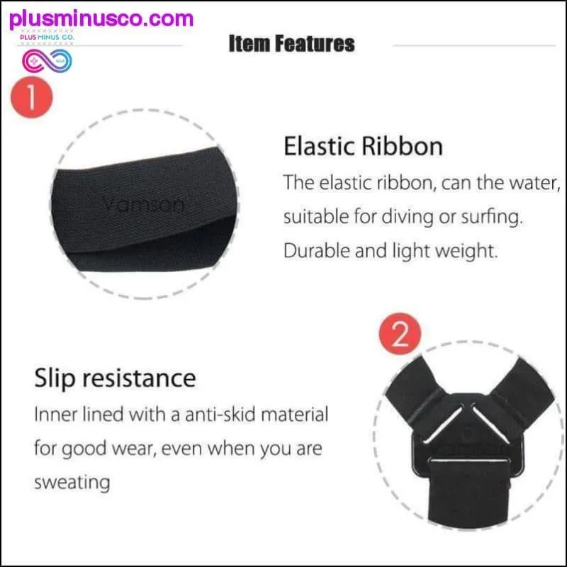 Action Camera Chest Harness Strap On || plusminusco.com