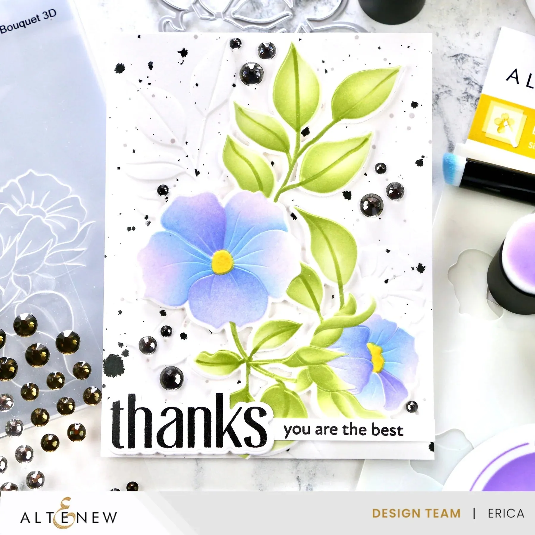 Altenew Blossoming Bouquet Press Plates