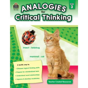 Analogies Critical Thinking Book Grade 3