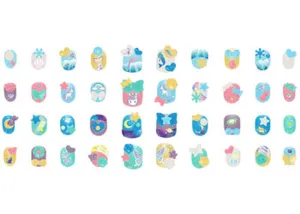Aquabeads - 35060 | Aquabeads Nail Refill Kit - Stars N Unicorns