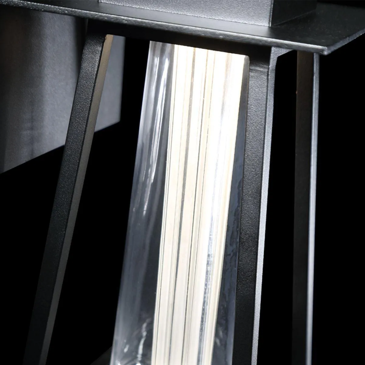 Avant Garde 17 In. LED Outdoor Wall Light Black Finish