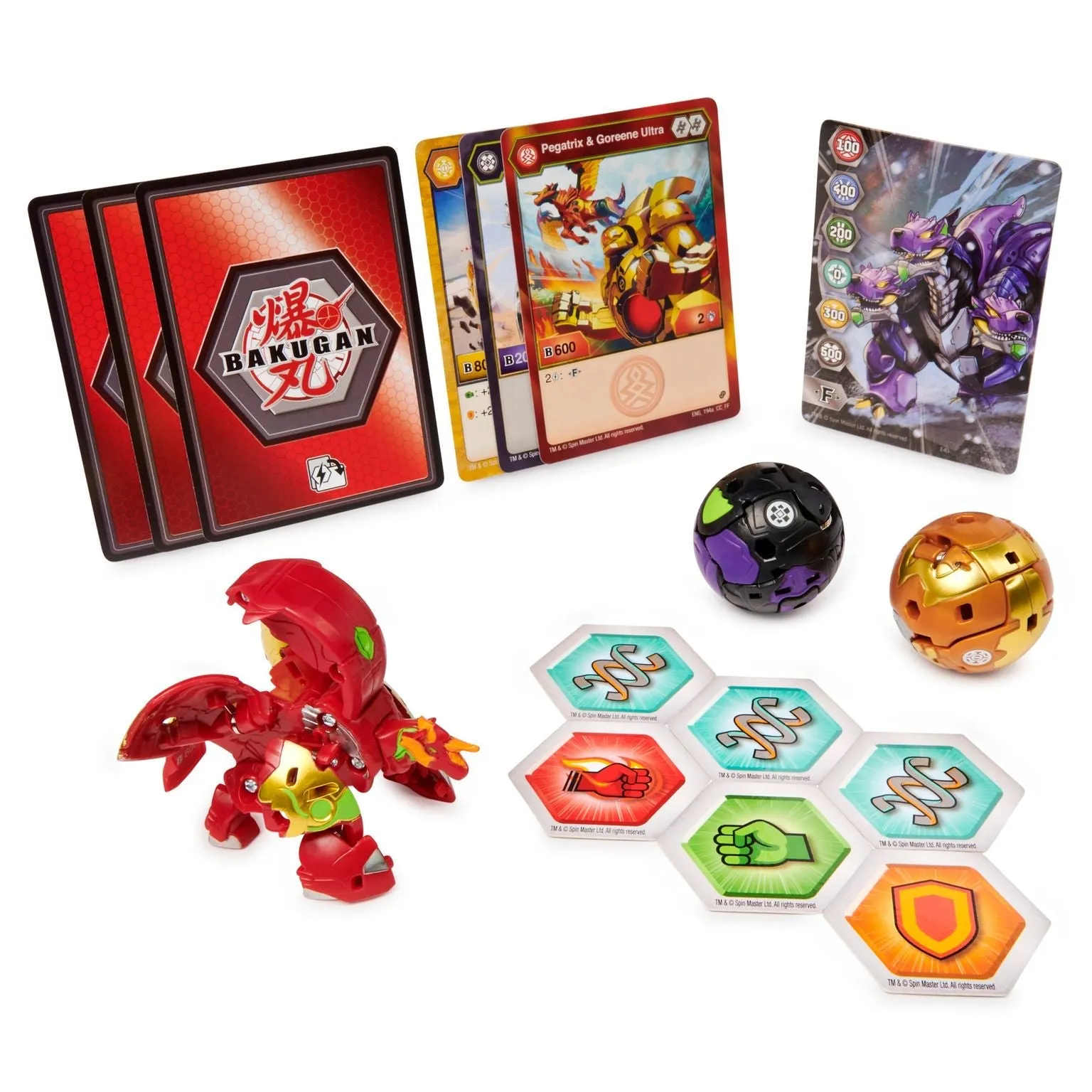 Bakugan Starter Pack Series 2.5 Pegatrix X Goreene/Cycloid/Ryerazu