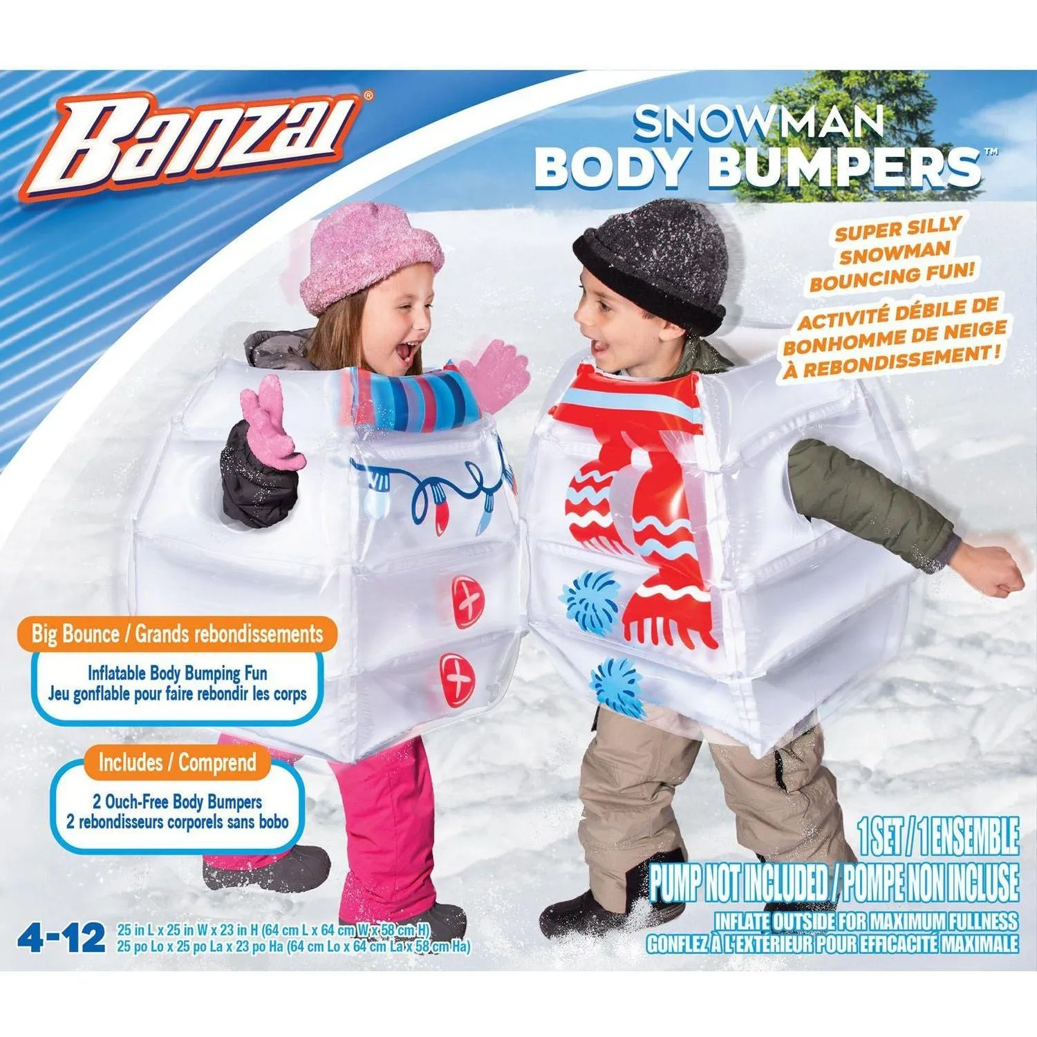 Banzai Snowman Body Bumpers