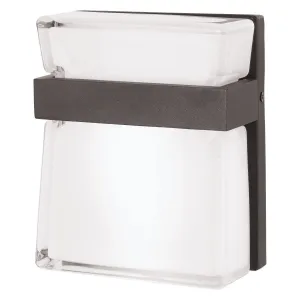 Belted 8 in. LED Outdoor Wall Sconce Bronze Finish