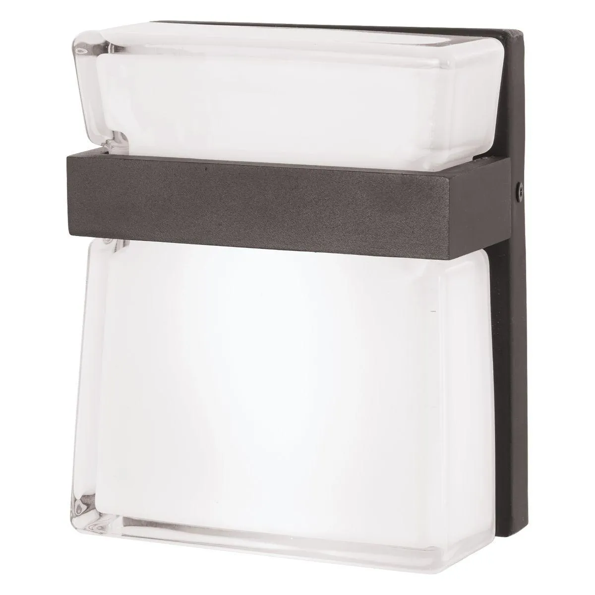 Belted 8 in. LED Outdoor Wall Sconce Bronze Finish