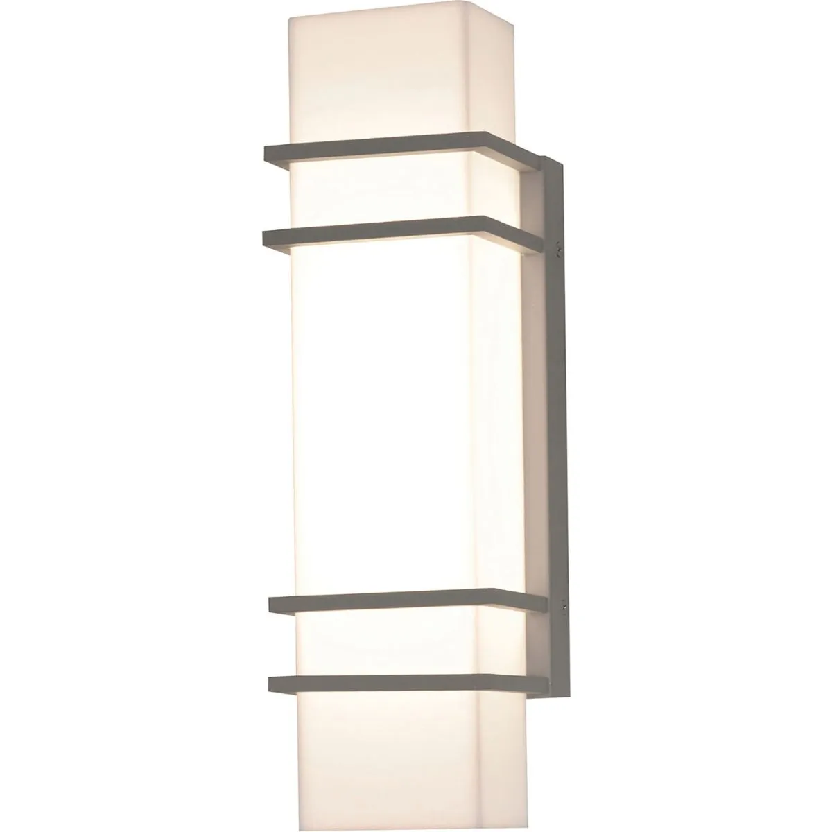 Blaine 16 in. LED Outdoor Wall Sconce 1800 Lumens 3000K Gray Finish