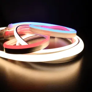 BLAZE RGB Color Changing LED Neon Strip Light, 65 feet Reel, 24V, Side Bending