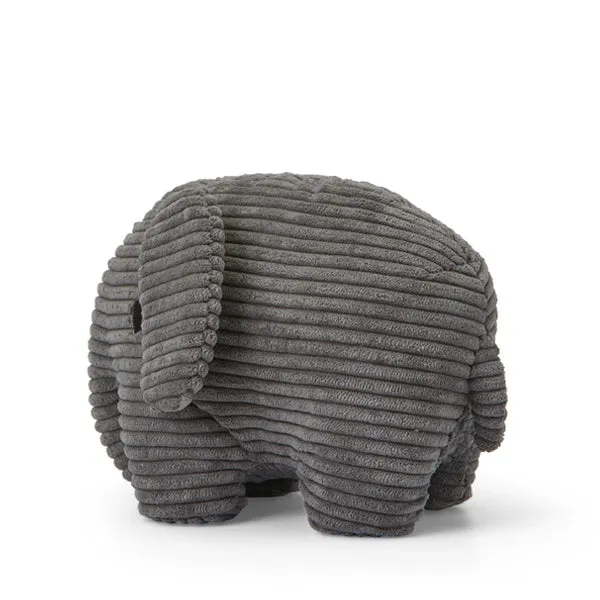 Bon Ton Toys Miffy Elephant Corduroy Soft Toy - Grey