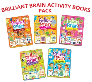 Brilliant Brain Activity Books (Pack of 5)