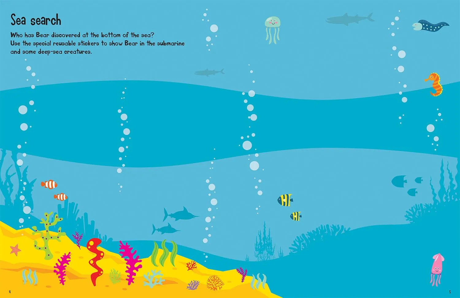 Busy Play Ocean Theme Sticker Activity Book