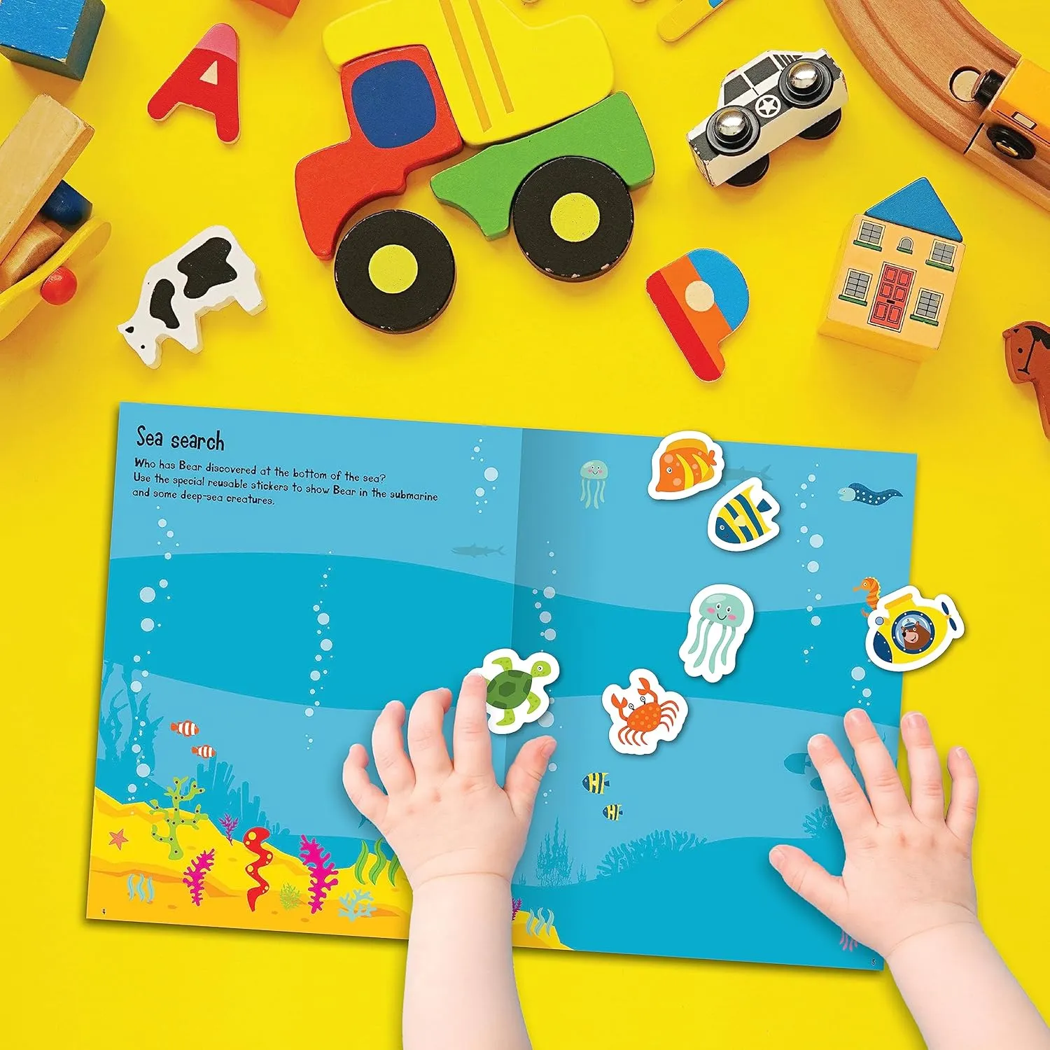 Busy Play Ocean Theme Sticker Activity Book
