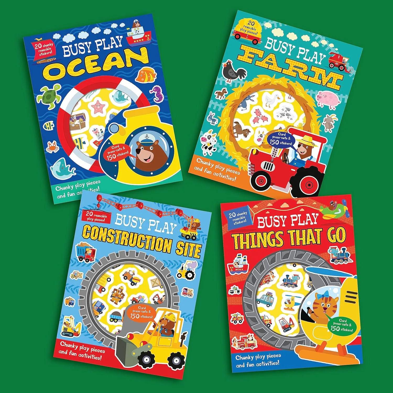 Busy Play Ocean Theme Sticker Activity Book