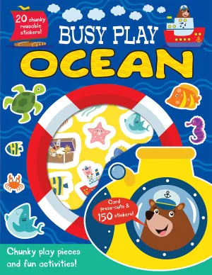 Busy Play Ocean Theme Sticker Activity Book