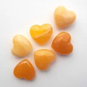 Calcite, Orange - Hearts