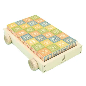 Classic ABC Blocks with Wagon