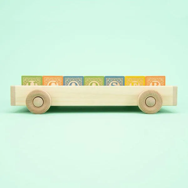Classic ABC Blocks with Wagon