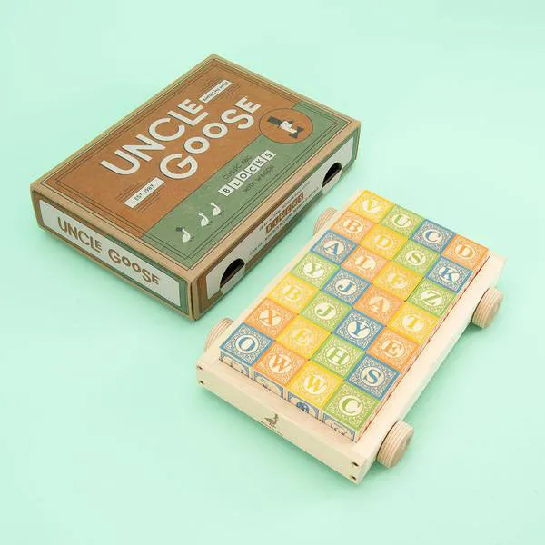 Classic ABC Blocks with Wagon