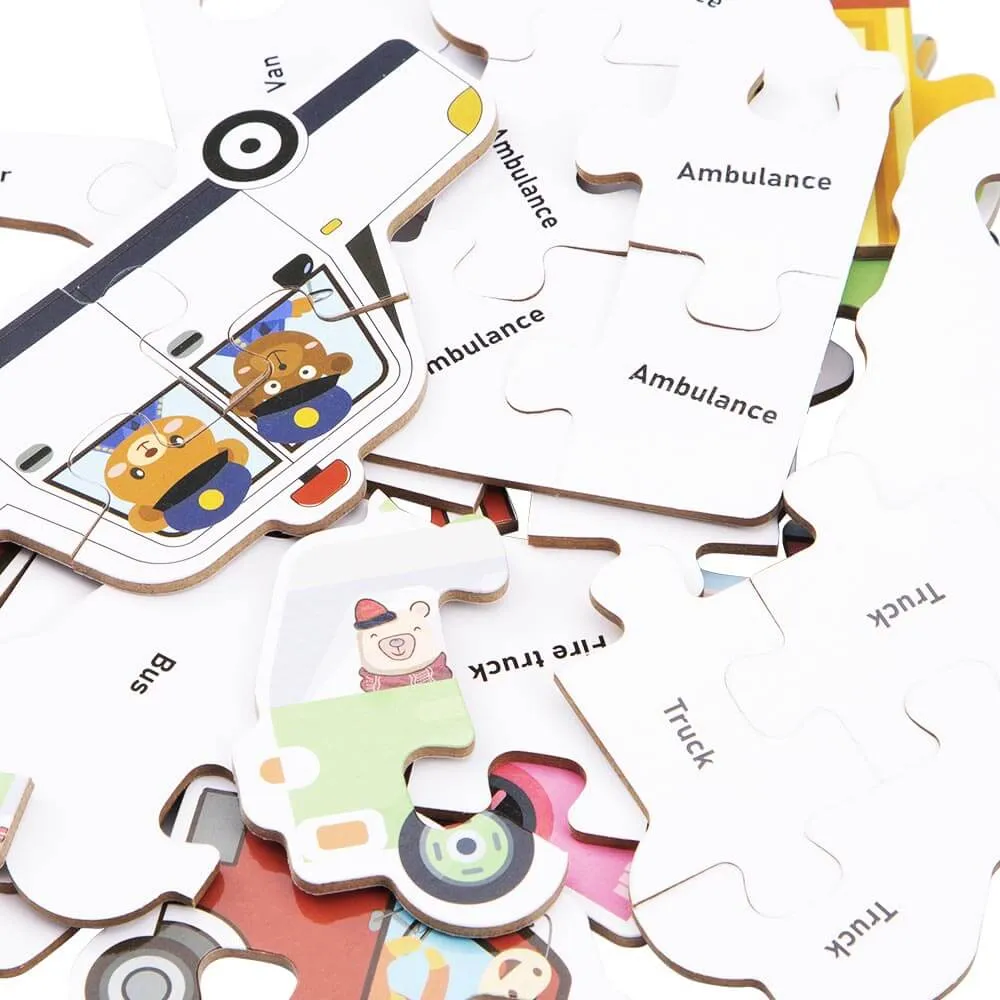 Classic Traffic Puzzle - Kids Car Puzzle