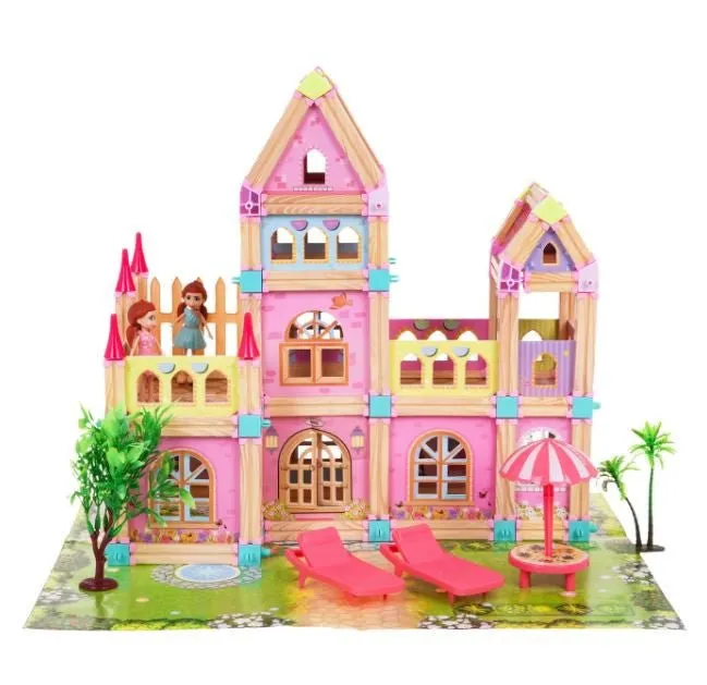 Colorful Creative Princess Castle Set