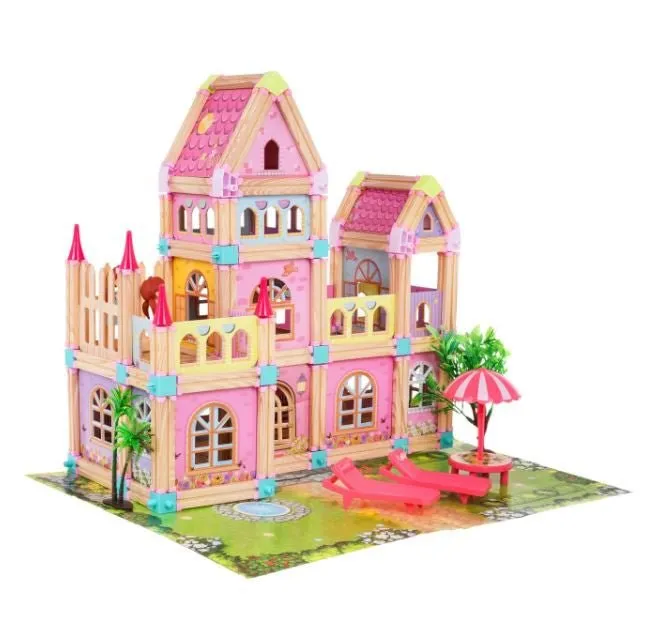 Colorful Creative Princess Castle Set