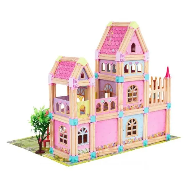 Colorful Creative Princess Castle Set
