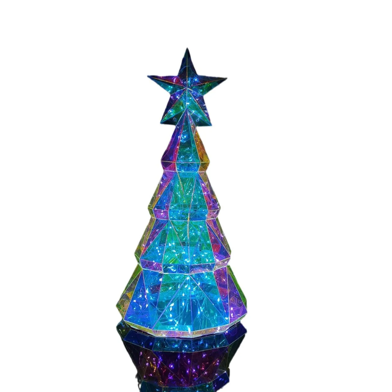 Colourful Luminous Christmas Tree Decoration