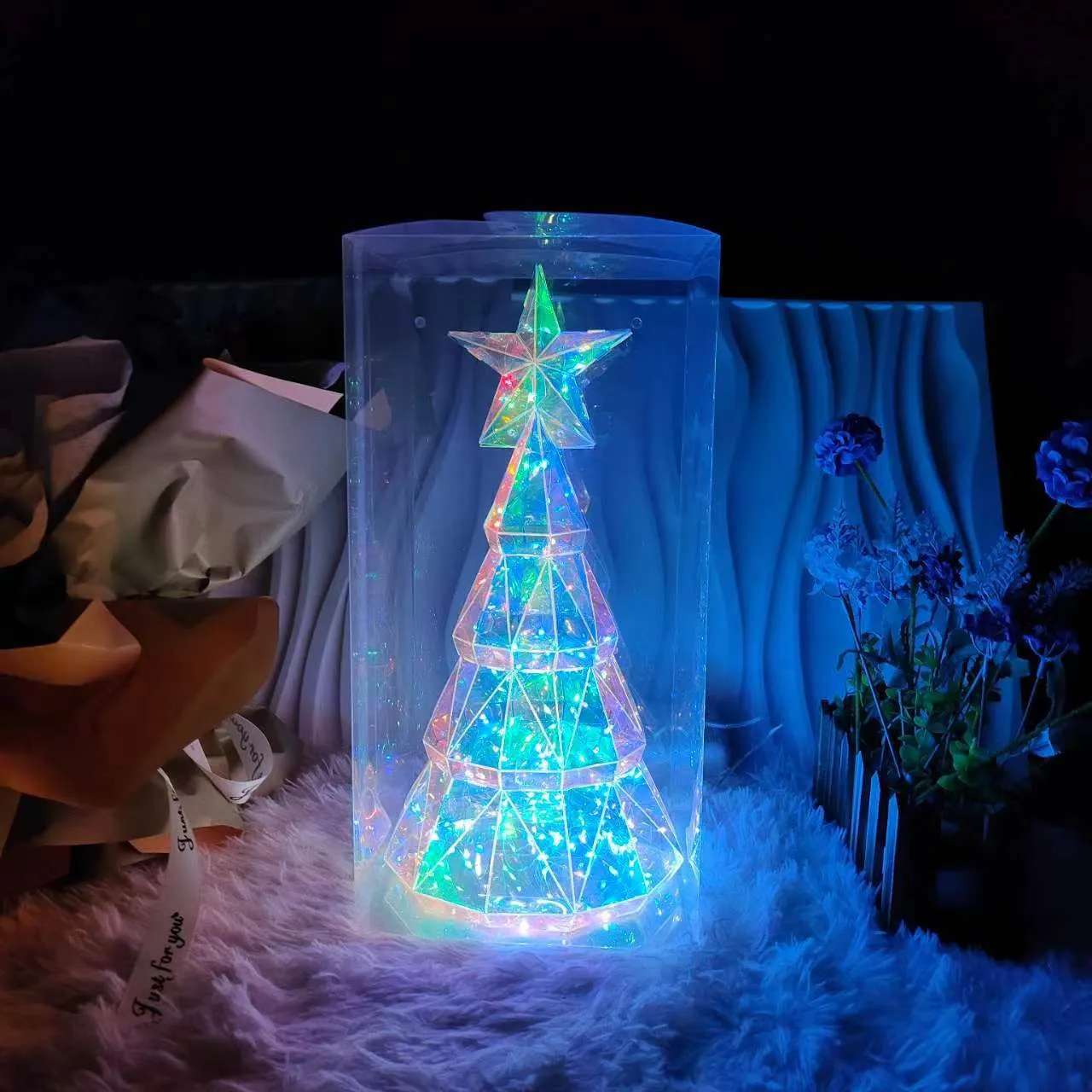 Colourful Luminous Christmas Tree Decoration