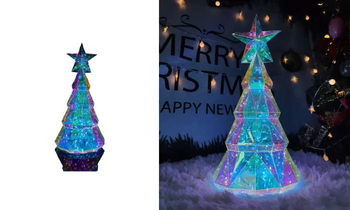 Colourful Luminous Christmas Tree Decoration