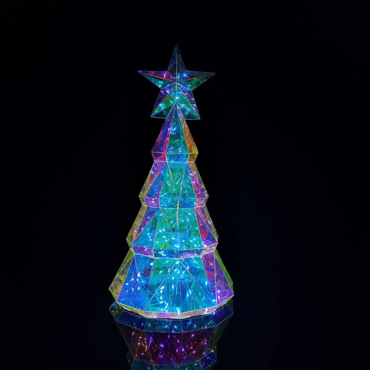 Colourful Luminous Christmas Tree Decoration