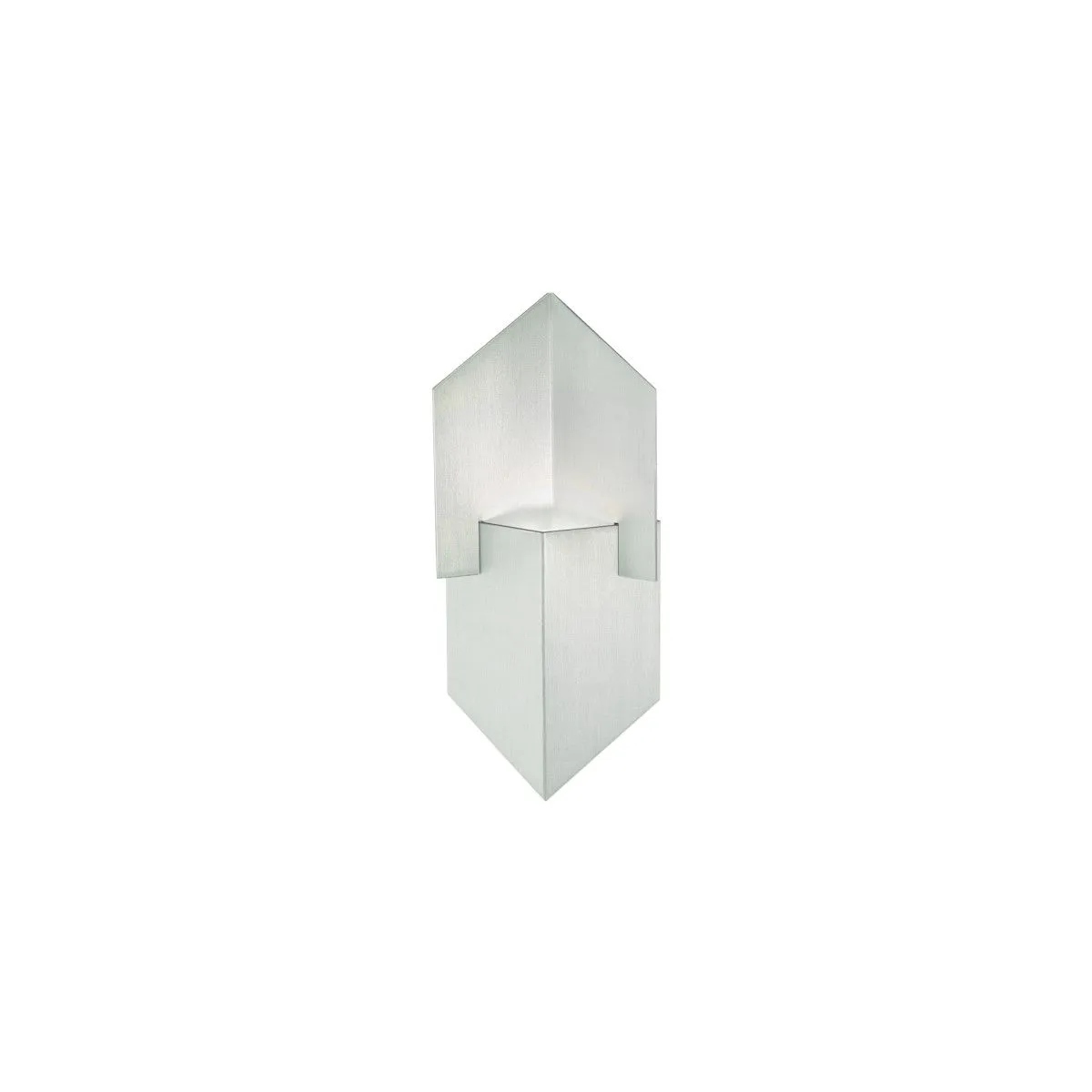 Cupid 14 In. LED Outdoor Wall Sconce Brushed Aluminum Finish