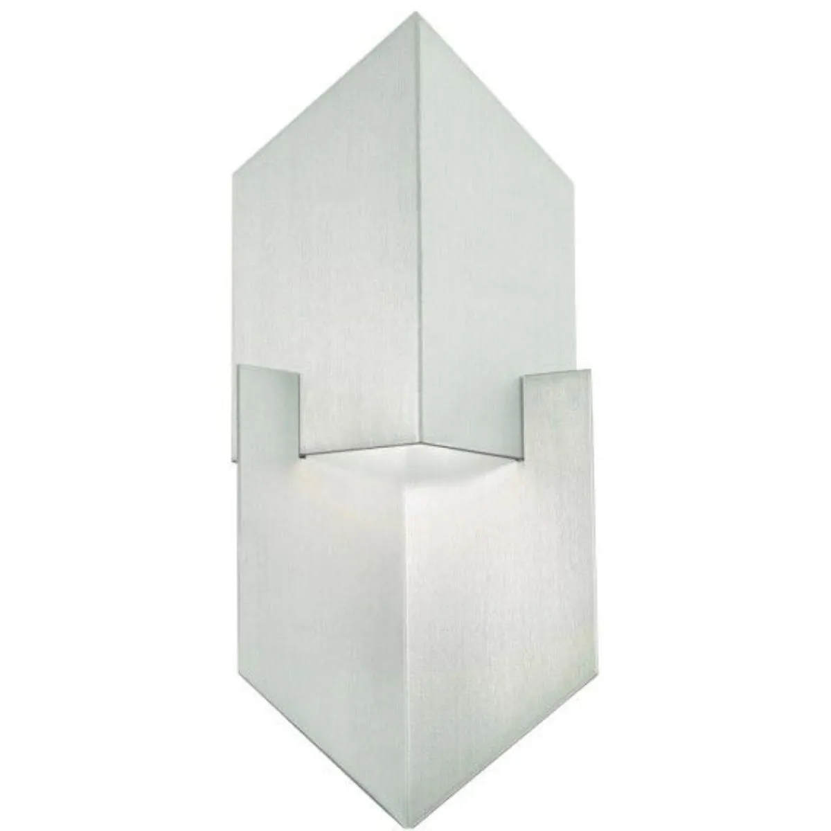 Cupid 14 In. LED Outdoor Wall Sconce Brushed Aluminum Finish