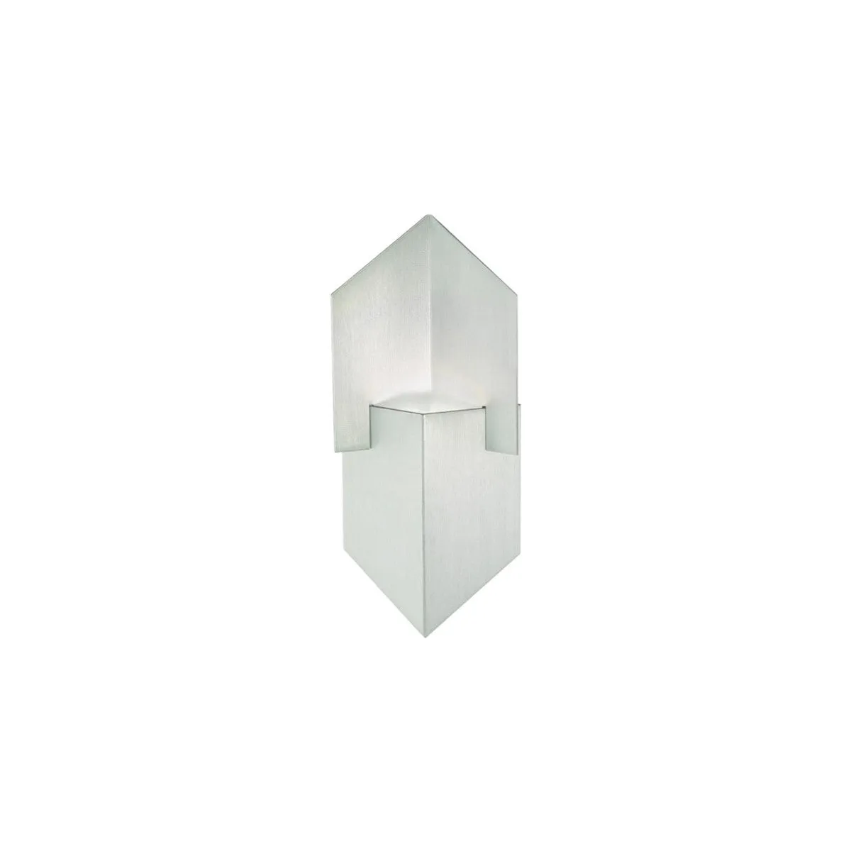 Cupid 14 In. LED Outdoor Wall Sconce Brushed Aluminum Finish