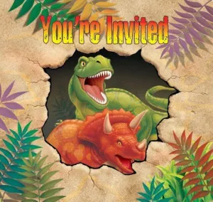 Dino Blast Invite