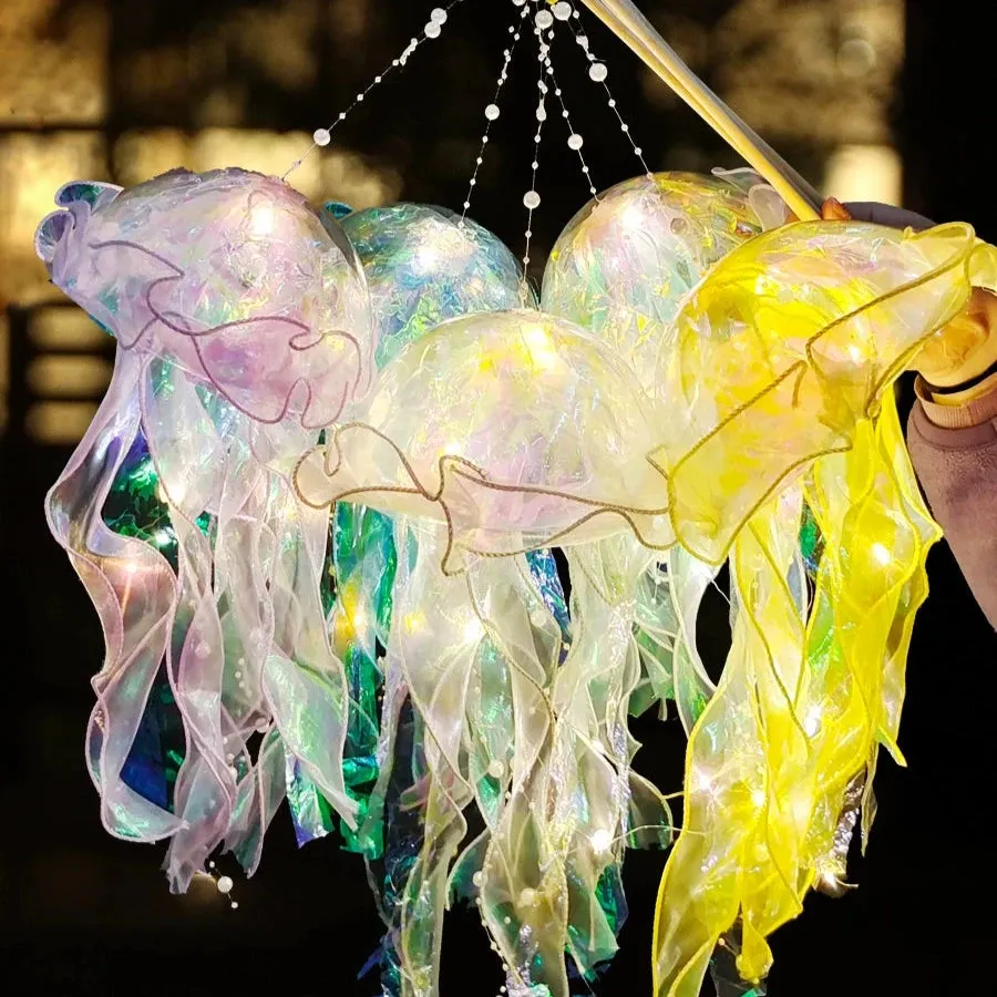 DIY Jellyfish Lantern Kit - Create Enchanting Spring Nights Product Description