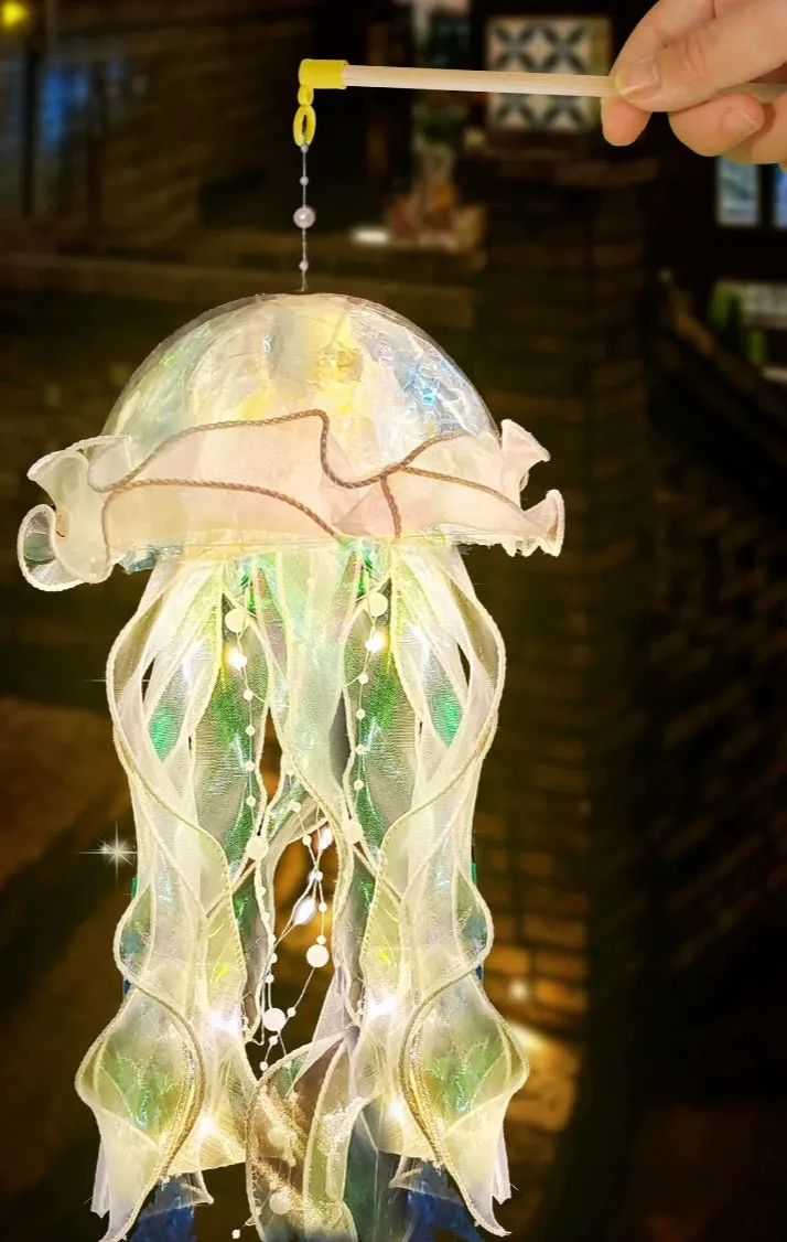 DIY Jellyfish Lantern Kit - Create Enchanting Spring Nights Product Description