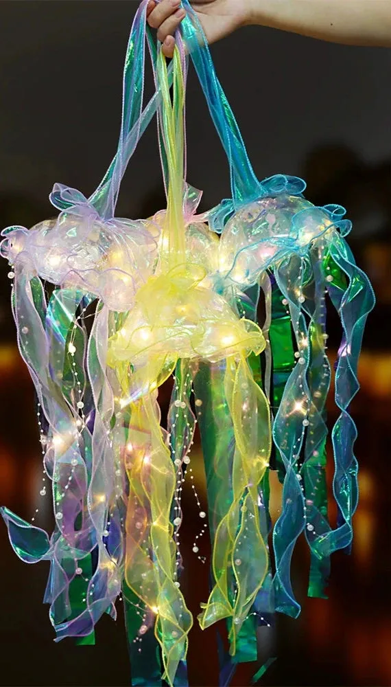 DIY Jellyfish Lantern Kit - Create Enchanting Spring Nights Product Description