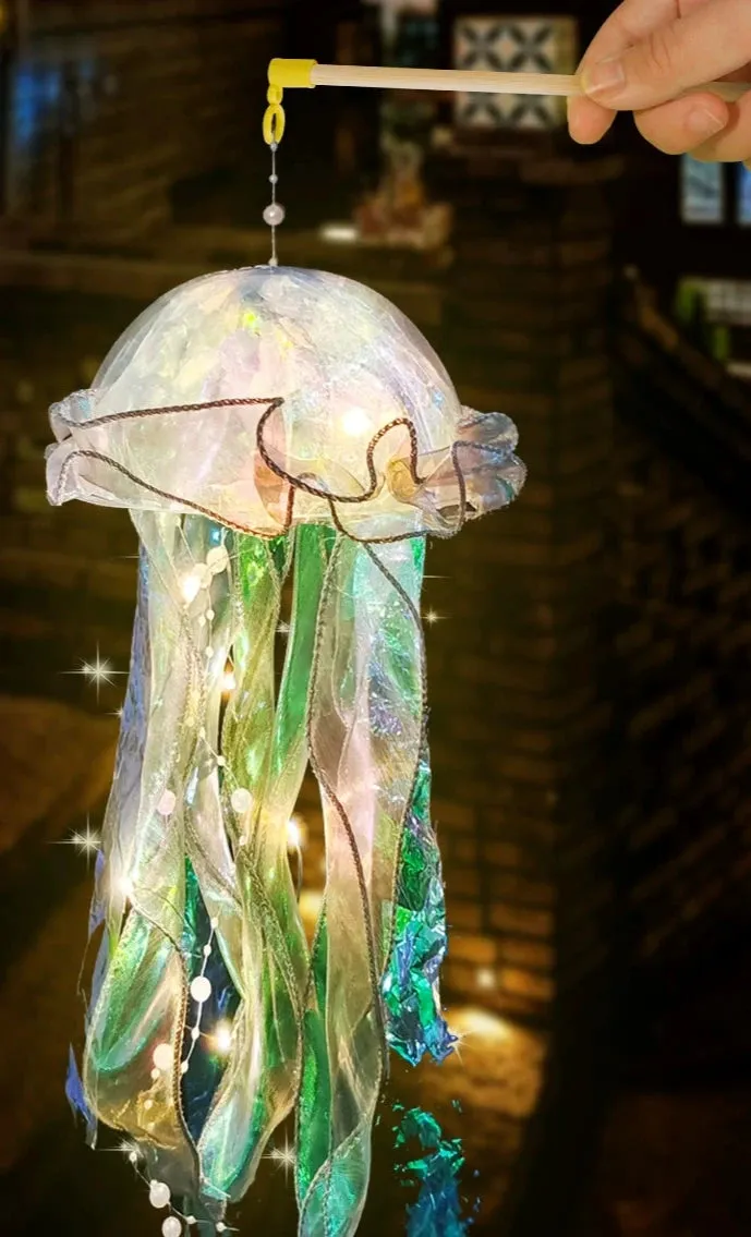 DIY Jellyfish Lantern Kit - Create Enchanting Spring Nights Product Description