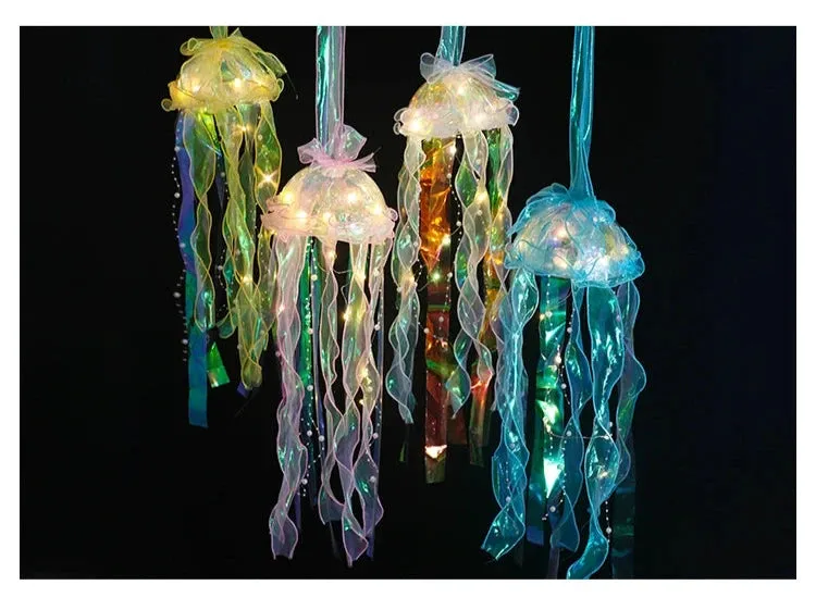 DIY Jellyfish Lantern Kit - Create Enchanting Spring Nights Product Description