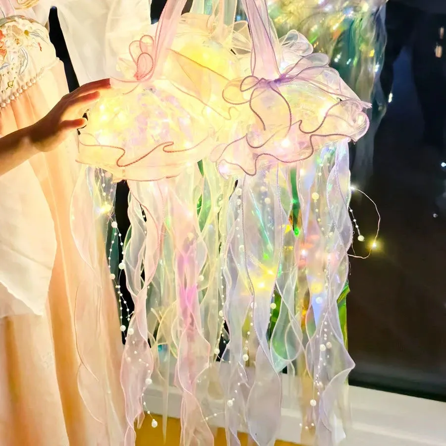 DIY Jellyfish Lantern Kit - Create Enchanting Spring Nights Product Description