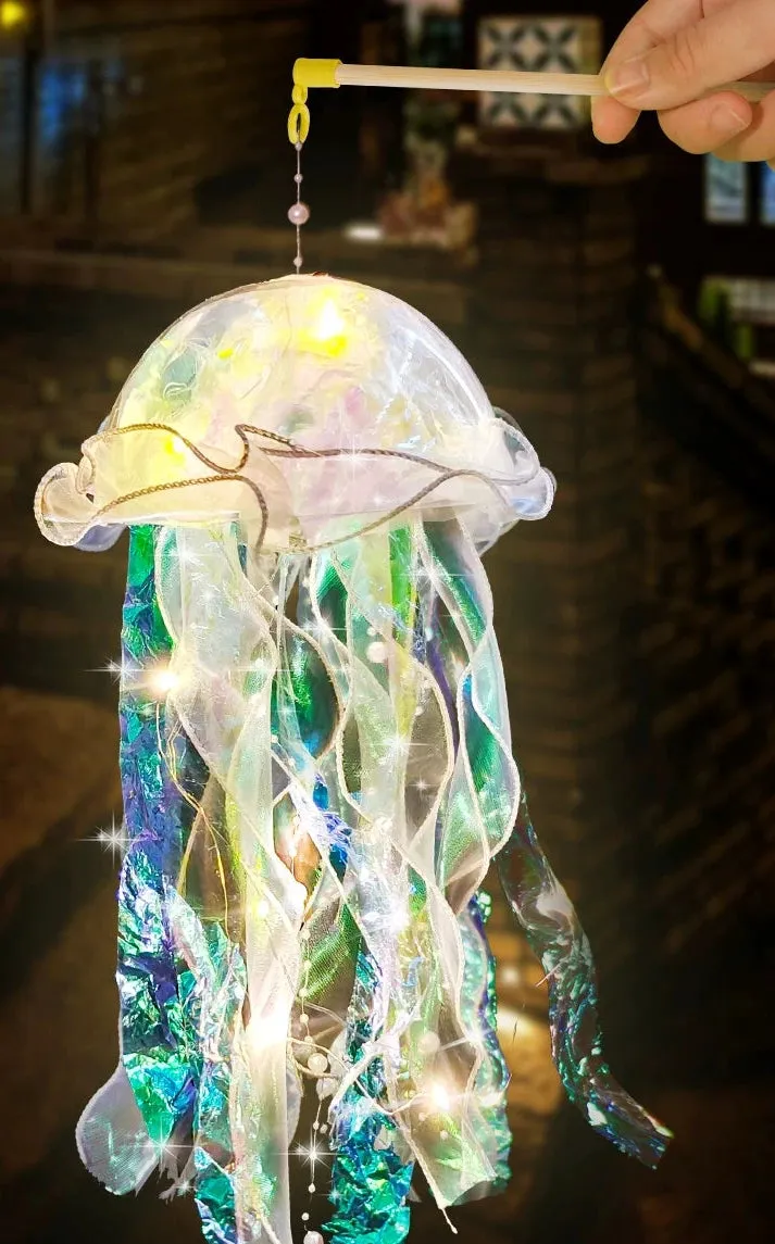 DIY Jellyfish Lantern Kit - Create Enchanting Spring Nights Product Description