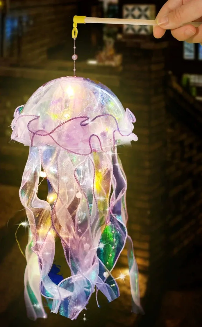 DIY Jellyfish Lantern Kit - Create Enchanting Spring Nights Product Description