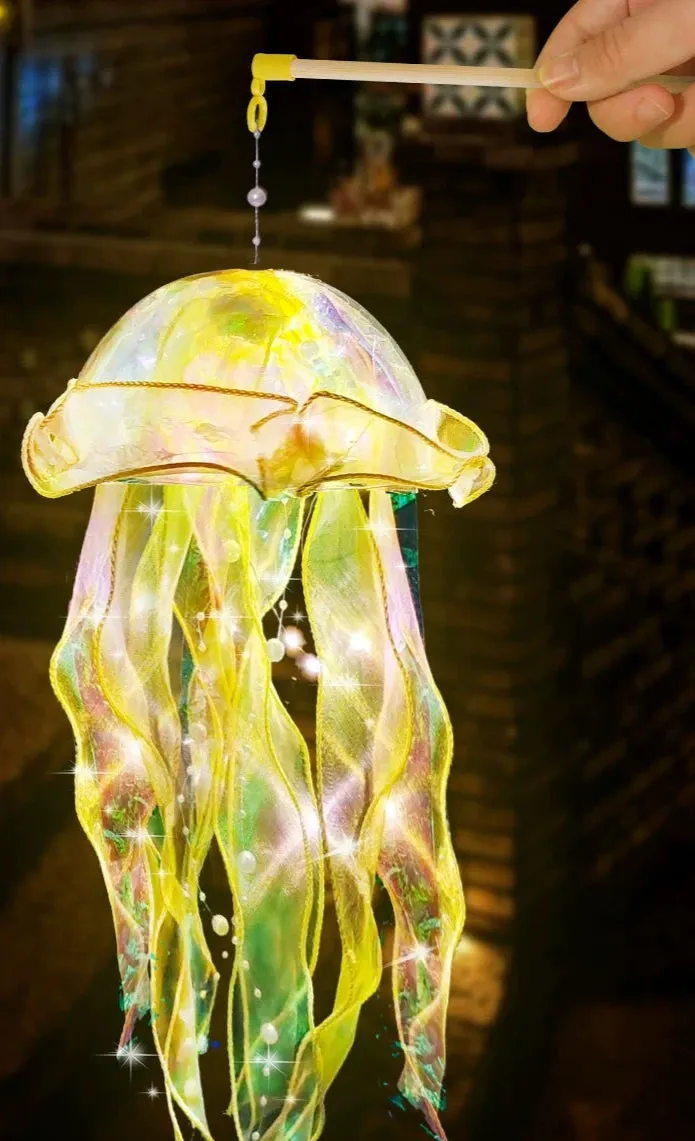 DIY Jellyfish Lantern Kit - Create Enchanting Spring Nights Product Description