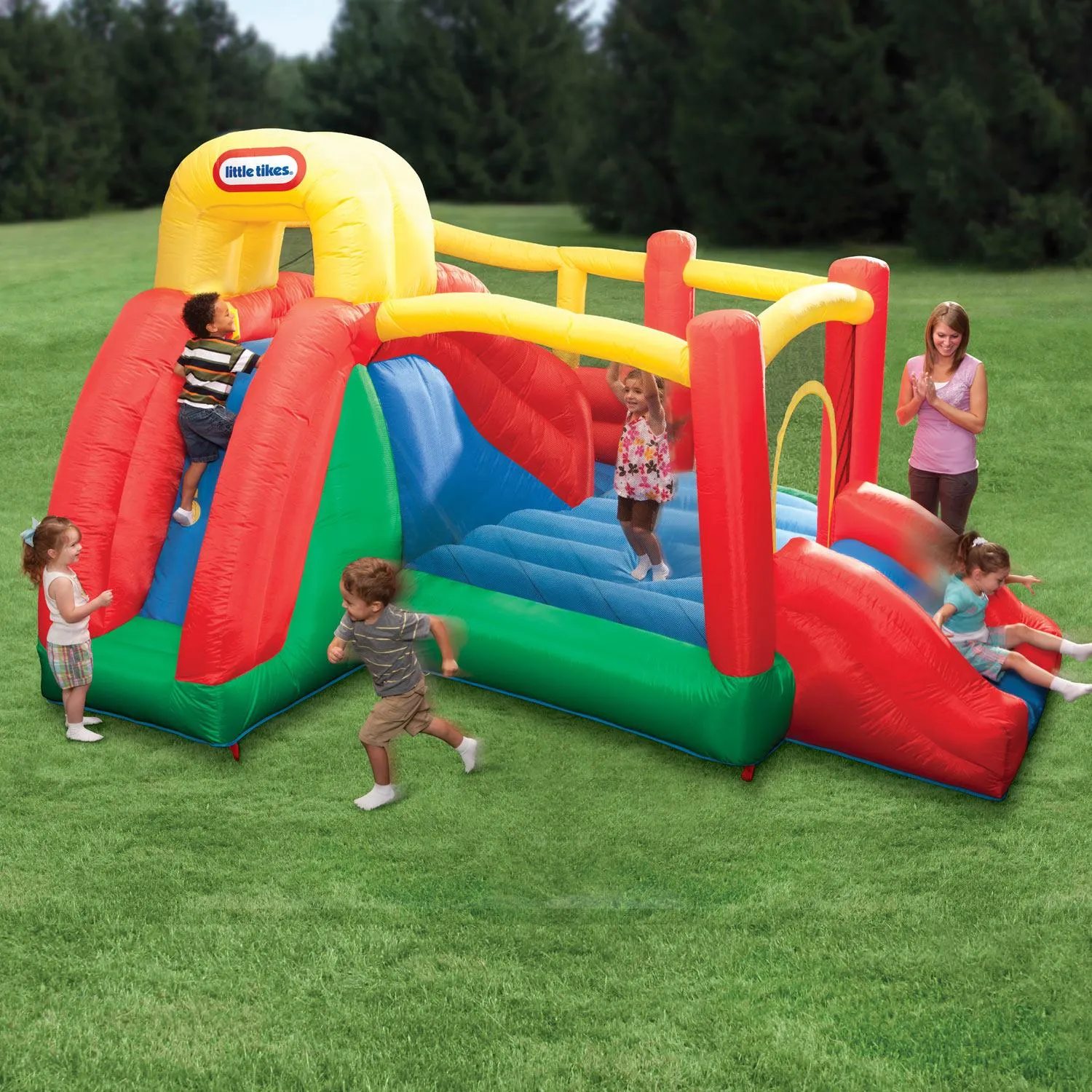 Double Fun Slide 'n' Bounce Bouncer