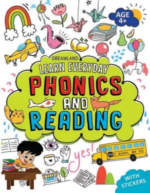 Dreamland Learn Everyday Phonics and Reading - An Interactive & Activity Book For Kids (English)