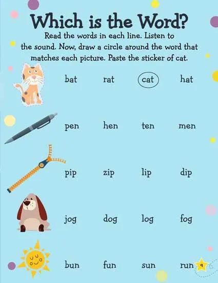 Dreamland Learn Everyday Phonics and Reading - An Interactive & Activity Book For Kids (English)