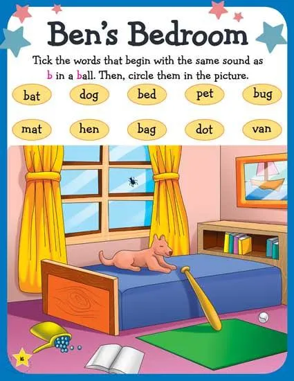 Dreamland Learn Everyday Phonics and Reading - An Interactive & Activity Book For Kids (English)